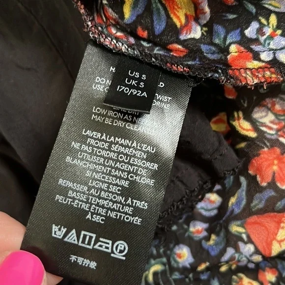 Anthropologie Helene Tunic Dress Floral Ruffled Size Small - Picture 8 of 13